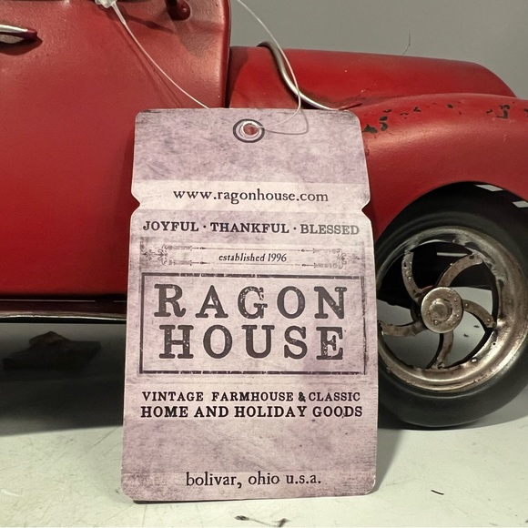 Ragon House Red Metal Pickup looks Antique. 15in long - Picture 7 of 9